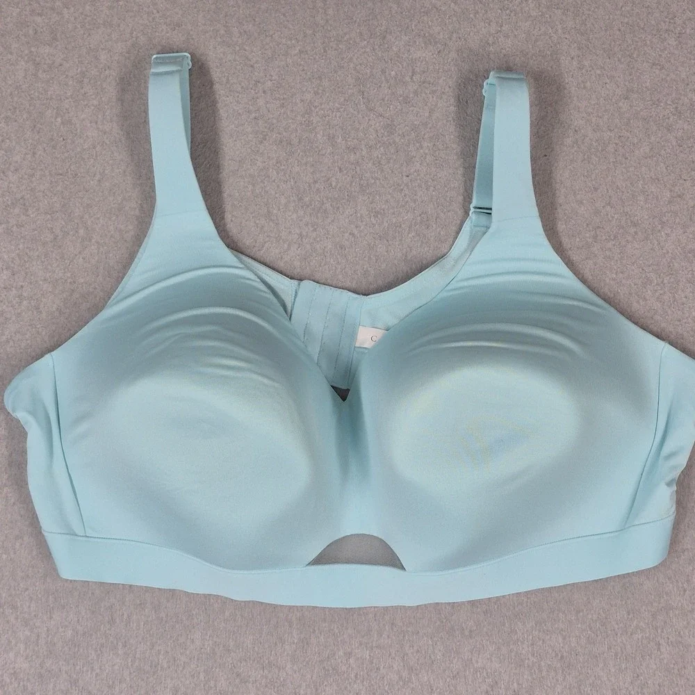 Cacique Women Bra 52D Blue Lightly Lined T Shirt Wireless Strap